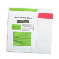 Sachet de sécurité thermoscellable en LDPE recyclé, gaufré, inviolable, avec code-barres pour reçus, pour supermarché