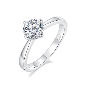 Starsgem Preço De Atacado <span class=keywords><strong>Moissanite</strong></span> Diamante <span class=keywords><strong>D</strong></span> Cor S925 Sterling Silver Banhado A Ouro Anel De Noivado - Product Image 6