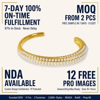 Bracelets en perles miniatures plaqués or 18 carats, tendance nouvelle, prêts à être expédiés, en acier inoxydable, pavés de zircons, bracelet jonc complet