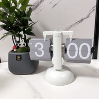 Reloj de Pared Retro de Acero Inoxidable con Mecanismo de Cuarzo, Engranajes Internos y Resina ABS para Decoración y Cronometraje Deportivo