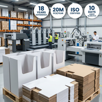Boîtes d'expédition pliables en carton ondulé avec gaufrage pour la livraison de produits de détail, le stockage en entrepôt et le transport