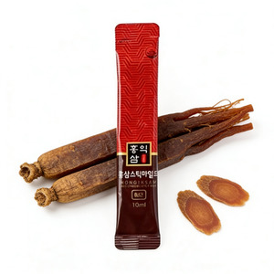Bâtonnets d'énergie instantanée au ginseng rouge coréen 10g x 30 – Tonique herbal prêt à l'emploi pour un regain de vitalité rapide - Product Image 1