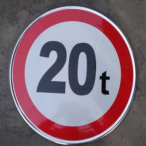 Señal de Tráfico de 18 Pulgadas en Lámina de Aluminio con Película Reflectante de Primera Calidad para Carreteras - Product Image 1