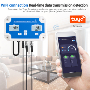 Analyseur de qualité de l'eau WiFi, testeur de température, de pH, d'ORP, de sel, d'EC, de TDS, moniteur intelligent à distance en ligne, pour la qualité de l'eau de piscine - Product Image 2