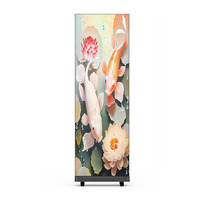 Écran publicitaire LED pliable portable, résolution 8K, garantie 5 ans - Écran d'affichage intelligent pour salons professionnels et commerce de détail