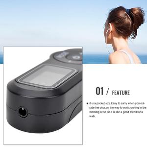 Custom Mini Portable FM Radio Digital Display DSP Receiver LCD Screen Pocket Size Stereo Radio Walking Jogging Sports Meeting - Product Image 3