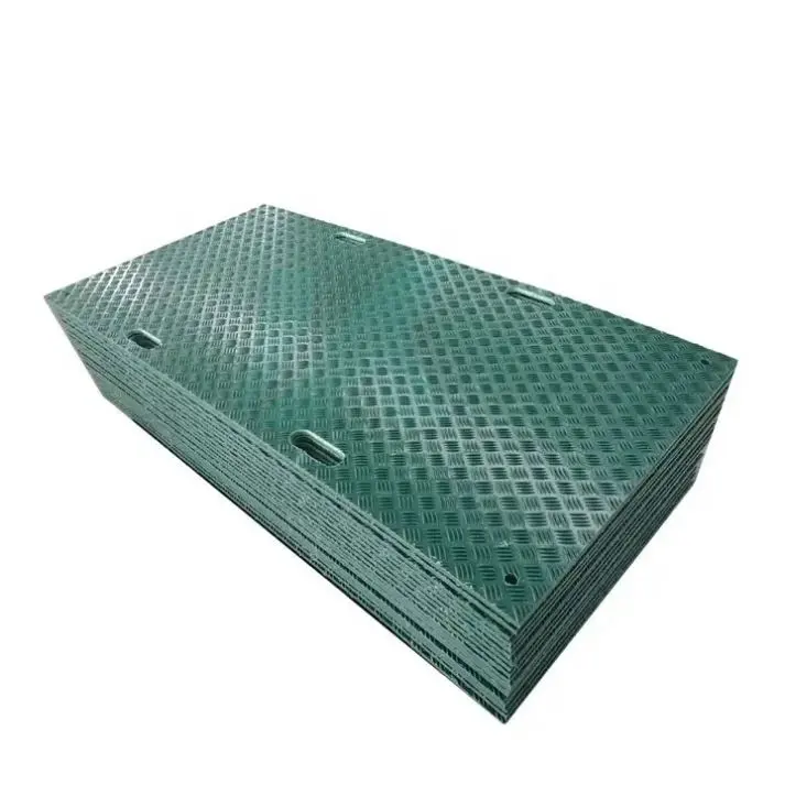 Durable Composite HDPE temporary walkway over grass portable UHMW PE road mats