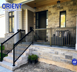 New Arrival Balustrades for Home Decorative Uniquely Designed <strong>V</strong> Aluminum Alloy Stair <strong>Railing</strong> - Product Image 5