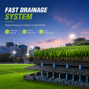 <span class=keywords><strong>Gazon</strong></span> artificiel de football résistant aux UV, 50 mm, haute densité, en PE <span class=keywords><strong>synthétique</strong></span>, pour projets de terrains de football en plein air - Product Image 4