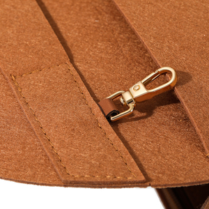 Bolsa <span class=keywords><strong>de</strong></span> Cosméticos <span class=keywords><strong>de</strong></span> Fieltro <span class=keywords><strong>de</strong></span> Gran Capacidad para Mujer, Bolsa <span class=keywords><strong>de</strong></span> Cosméticos <span class=keywords><strong>de</strong></span> Fieltro Multifuncional con Inserto Extraíble y Organizador con Cierre - Product Image 4