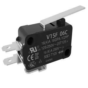 Kacon giới hạn chuyển đổi NC/không có spdt Pin pit tông bản lề mô phỏng con lăn lÁ mùa xuân LEVER Blade on off Microswitch Micro thiết bị chuyển mạch