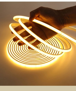 Bande lumineuse LED COB 220V, super lumineuse, auto-adhésive, étanche, lumière linéaire pour la maison, le salon, le plafond, l'intérieur et l'extérieur, décoration - Product Image 1