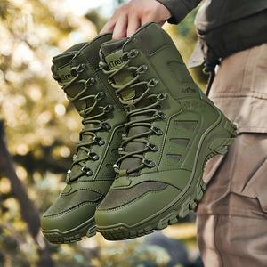 Botas de Invierno Reforzadas de Ajuste Ancho para Todo Terreno, de Tela Oxford Transpirable, Antideslizantes, con Cierre de Cordones para Comercio Transfronterizo - Product Image 6
