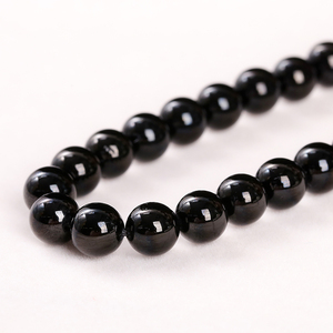JD GEMS Perline di Tormalina Nera Naturale all'Ingrosso, Pietra Curativa di Alta Qualità per Creazione di Gioielli Fai-da-Te, Bracciali e Collane - Product Image 4