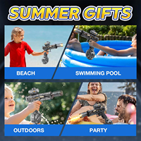 Pistolas de Agua Eléctricas, Pistola de Agua Automática Super Blaster, Juguete de Gran Capacidad para Fiestas en la Piscina para Adultos y Niños