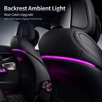 Kit d'éclairage d'ambiance pour Mercedes-Benz Classe C W206 2022-2025, ensemble d'éclairage intérieur multicolore, plug and play