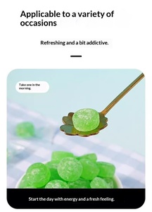 Bonbons durs à la menthe à la mode ancienne, personnalisables en usine, vente en gros, rafraîchissants et glacés, pour une haleine fraîche - Product Image 2