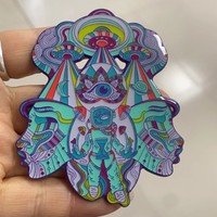 Özelleştirilmiş Metal Büyük Boy Rozet Özel Yumuşak Mineli Kulüp Logosu Rozeti Yaka İğnesi Promosyon Sanatı Koleksiyonluk