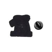 Épinglette en émail avec citation drôle en espagnol, motif doigt, Creado Con Proposito, broche, badge de revers, bijou, cadeau