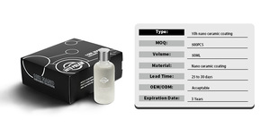 Nano Lớp phủ gốm kit 10h tự động gốm Nano lớp phủ thủy tinh lỏng sơn xe chi tiết bền gốm lớp phủ Kit Đại lý - Product Image 6