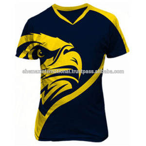 Shemax Soccer Blue and <b>Yellow</b> Sublimated Jersey - Product Image 3