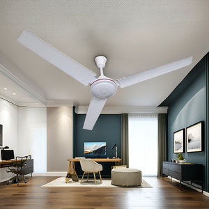 Ventilateur de plafond 56 pouces avec moteur en aluminium, commande espagnole, pour ventilation et refroidissement, usage domestique et hôtelier, prise US, en métal, pour garage - Product Image 4