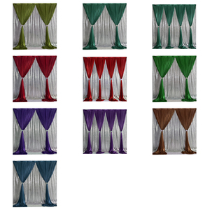 Đám Cưới Và Tổ Chức Sự Kiện Tiệc Trang Trí Băng Lụa Xi Lanh Sân Khấu <span class=keywords><strong>Backdrop</strong></span> Rèm Miễn Phí Màn Hình Thiết Kế Bảng Điều Khiển Và Màn Rèm - Product Image 4