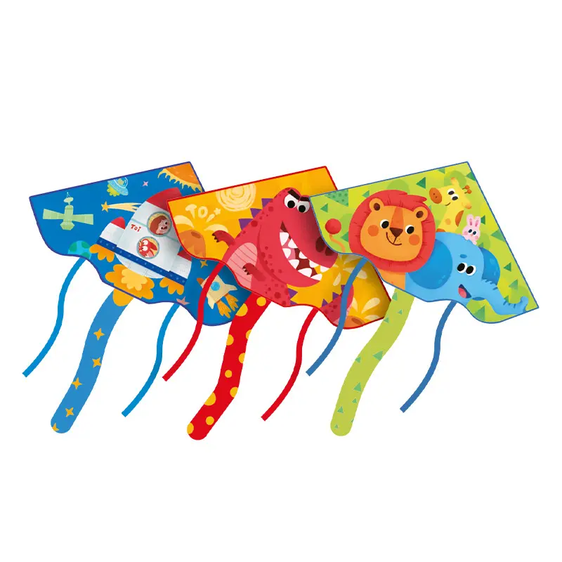 Cerf-volant pour enfant avec design de lapin lion, cerf-volant bon marché pour la maternelle, fournisseur de cerf-volant