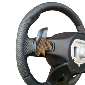 Volant sport en fibre de carbone personnalisé pour mercedes-benz W204 W205 W211 GLE <span class=keywords><strong>CLA</strong></span> W176 W213 W222 y compris la classe CLS G - Product Image 5
