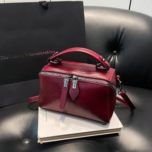 Sac à main rétro tendance, sac bandoulière pour filles, sac à bandoulière à sangle unique, petit sac carré - Product Image 4