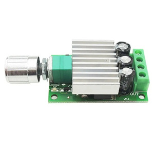Pwm Dc Motor <b>Speed</b> <b>Controller</b> 12V 10A 50x32mm With Heat Sink For Dc Motors - Product Image 2