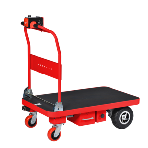 सामग्री हैंडलिंग फ्लैट प्लेट वाहक टेबल मोटर चालित मंच तह हाथ गाड़ी और ट्रॉलियों - Product Image 3