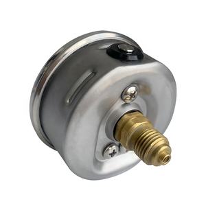 अनुकूलन योग्य 2.5 "पीतल थ्रेड कनेक्शन स्टेनलेस स्टील पीतल थ्रेड मैनोमीटर दबाव गेज - Product Image 6