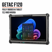 Tableta Robusta Getac F120 con Windows, Pantalla de 12.2 Pulgadas, Procesador Intel Core Ultra, IP66 para Trabajo Industrial en Exteriores