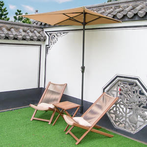 <span class=keywords><strong>Demi</strong></span>-parapluie <span class=keywords><strong>mural</strong></span> moderne pour cour extérieure Balcon Jardin <span class=keywords><strong>Parasol</strong></span> latéral rectangulaire en fer pour la protection solaire en plein air - Product Image 2