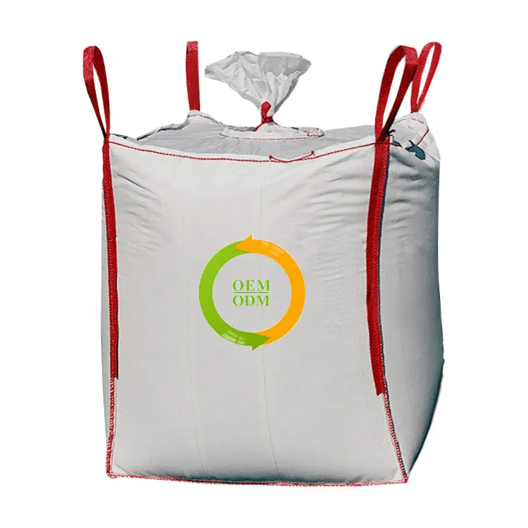 1 tonne 2 tonnes 3000kg duffle top sac de sucre pp jumbo sac conteneur de chargement pour sucre