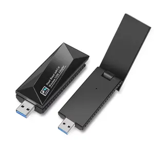 HG vendita calda 1300Mbps WiFi Dongle USB 3.0 Dual Band 5G/2.4G adattatore di rete Wireless per Desktop