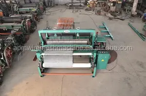 Automatic Curled Metal Screen Light Crimped Wire Mesh Weaving Machine