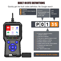 Escáner OBD2, Herramienta de Diagnóstico para Autos, OBD II Completo, Lector Universal de Códigos de Error de Vehículos, Lector de Luz de Advertencia del Motor con Búsqueda de DTC