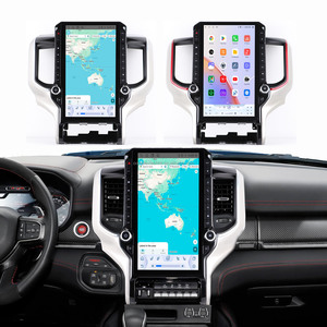 วิทยุติดรถยนต์ระบบ Android 13 หน้าจอแนวตั้งขนาด 14.8 นิ้ว รองรับ CarPlay พร้อม GPS สำหรับรถ Dodge RAM ปี 2019-2023 ชุดเครื่องเสียงติดรถยนต์พร้อมระบบนำทาง - Product Image 1