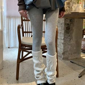 Колготки на каблуке, не сдавливающие пальцы, светло-серые, однотонные, средней толщины, утягивающие, для женщин, в стиле Miu - Product Image 1