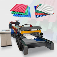 Petit pain trapézoïdal de toiture de profil de nervure de tôle formant le roulement de tuile de toit de zinc d'acier en métal formant la machine de feuille de toiture d'Ibr