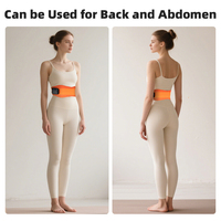 Kunden spezifische wiederauf ladbare kabellose elektrische Mikrostrom-Massage gürtel Wireless Pulse Hot Com press mit Wärme für Bauch Taille