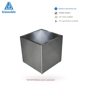 Изготовленная на заказ ресторанная мебель из нержавеющей стали коробка для плантатора с цветочным горшком - Product Image 6