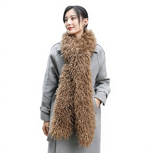 Écharpe longue polyvalente de 180 cm <span class=keywords><strong>en</strong></span> <span class=keywords><strong>fausse</strong></span> <span class=keywords><strong>fourrure</strong></span> double face de qualité supérieure, style coré<span class=keywords><strong>en</strong></span>, pour l'hiver, avec col <span class=keywords><strong>en</strong></span> <span class=keywords><strong>fourrure</strong></span> et cache-cou <span class=keywords><strong>en</strong></span> <span class=keywords><strong>fourrure</strong></span>. - Product Image 1
