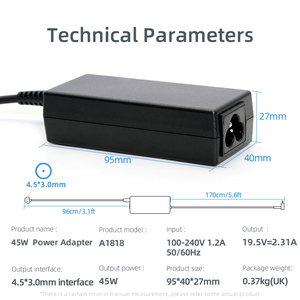 65W 45W máy tính xách tay sạc AC Power Adapter cho HP 4530 màu xanh tip Pavilion x360 <span class=keywords><strong>11</strong></span> 12 15 ghen tị 13 15 17 ZBook 14u G5 15U EliteBook - Product Image 6
