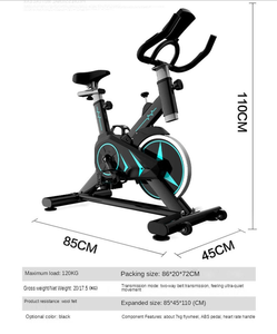 <span class=keywords><strong>Bicicleta</strong></span> de <span class=keywords><strong>Spinning</strong></span> PINJIAN Comercial y Doméstica de Doble Uso, Mini, Portátil, con Marco de Acero, Pedestal Estable, Silenciosa, Ultrasilenciosa - Product Image 2