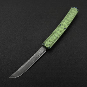 FatDragon Nouveau couteau utilitaire Warrior EDC en acier Damas, couteau d'extérieur pour la défense personnelle, fonction de coupe de papier, personnalisable OEM - Product Image 3