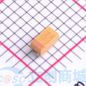 TAJA226K010RNJ Condensador SMD de tantalio sólido de alto rendimiento 22uF 10V 1206 3Ohm Chip de montaje en superficie ESR bajo - Product Image 1