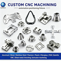 Ensemble de broches de positionnement modulaire usinées CNC en aluminium OEM pour équipement de manutention robotisée industrielle